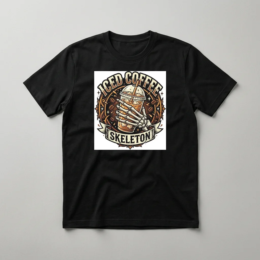 Miami Sunset Pastel Boulevard — Classic Streetwear T-Shirt (Jet Black)