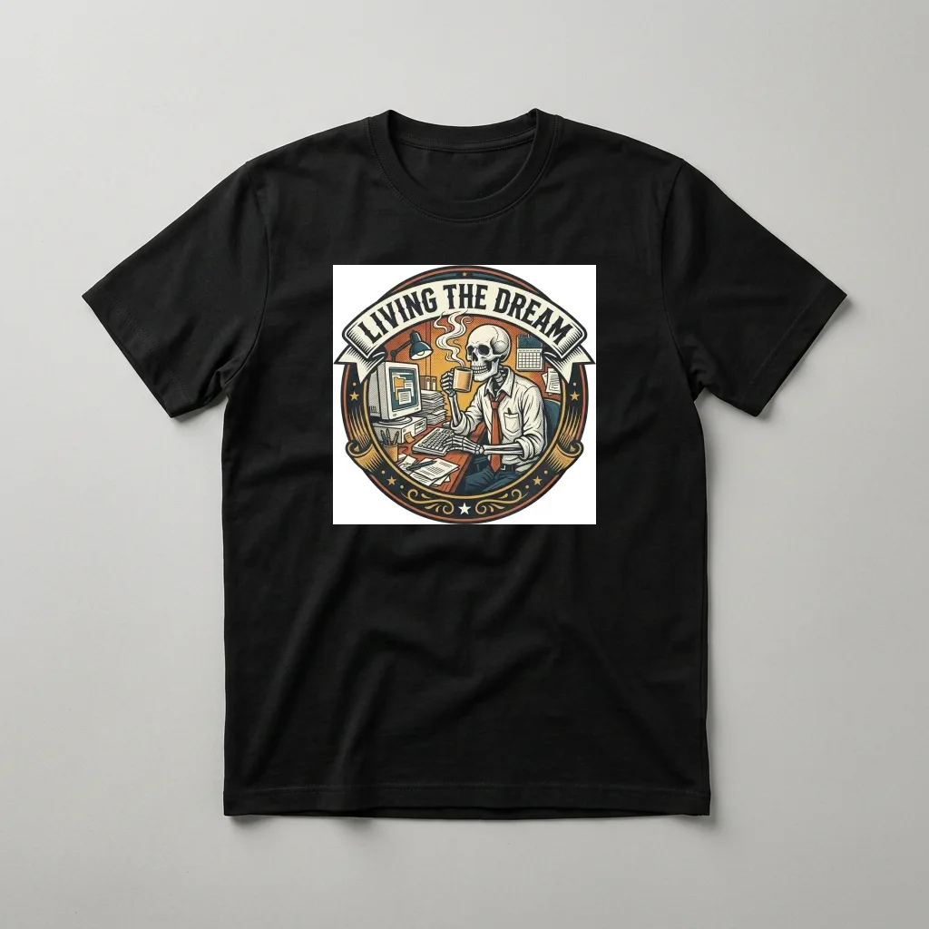 Synthwave Runner Speed Trail — Classic Streetwear T-Shirt (Jet Black)