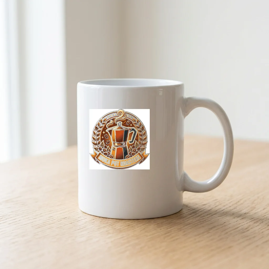 Cassette Tape Lo-Fi Chill Beats — Ceramic Coffee Mug 11oz (Glossy White)