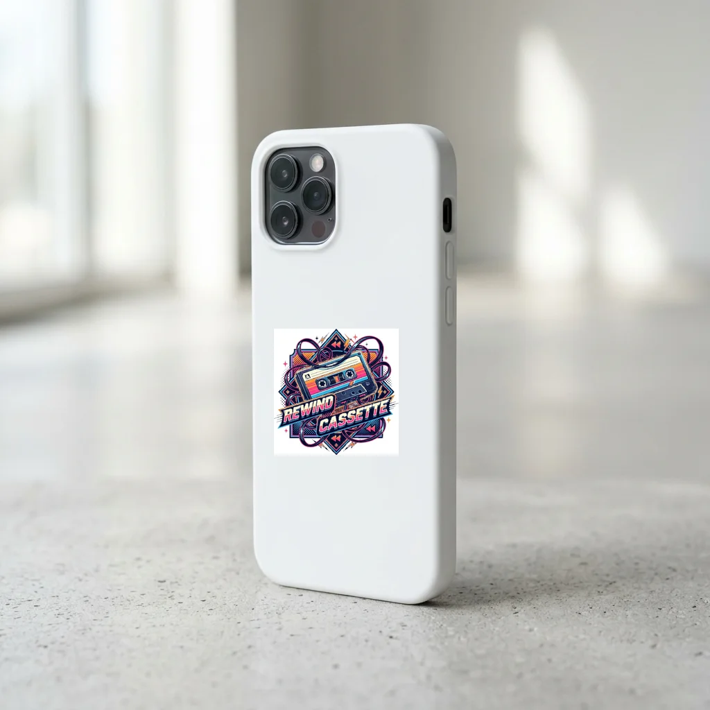 Synthwave Cyber Delorean Speed — Impact Snap Smartphone Case