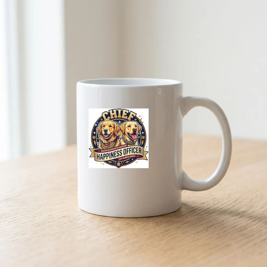 Retro Sunset Gradient Horizon — Ceramic Coffee Mug 11oz (Glossy White)