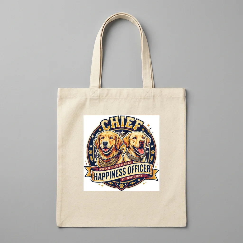 Retro Sunset Gradient Horizon — Organic Cotton Canvas Tote Bag (Natural)