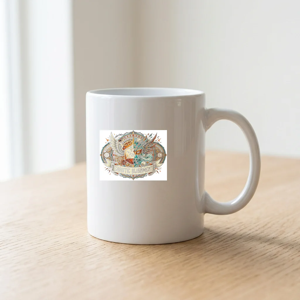 Synthwave Speedster Midnight Dash — Ceramic Coffee Mug 11oz (Glossy White)