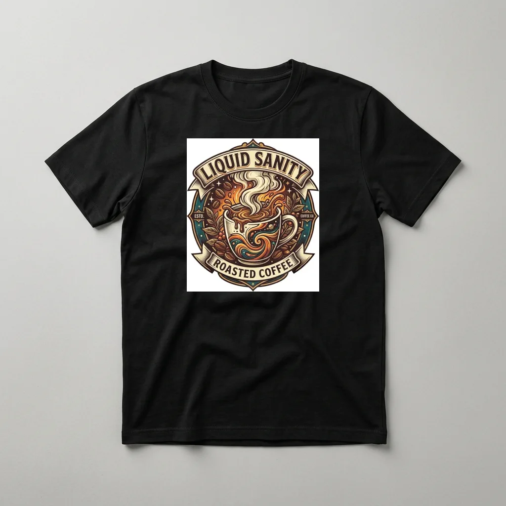 Neon 80s Sunset Dreamscape — Classic Streetwear T-Shirt (Jet Black)