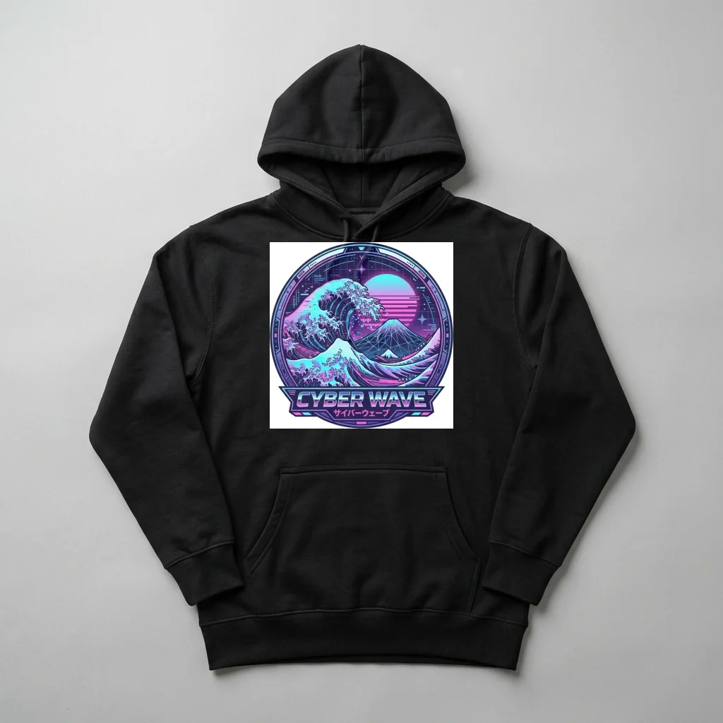 Orbital Station Deep Space — Heavyweight Pullover Hoodie (Charcoal Black)