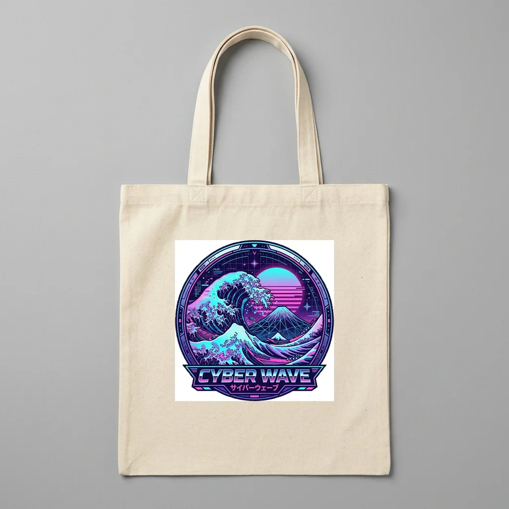 Orbital Station Deep Space — Organic Cotton Canvas Tote Bag (Natural)