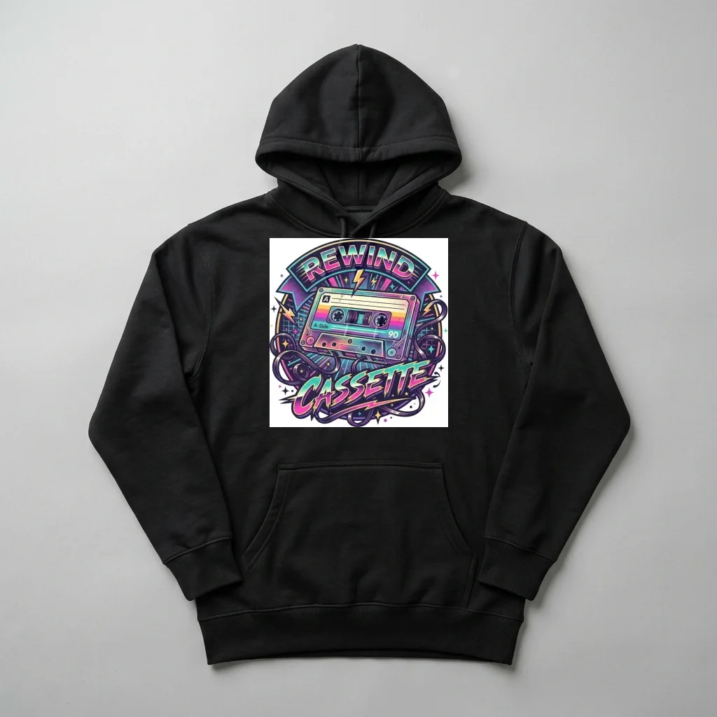 Astronaut Lost In Orbit — Heavyweight Pullover Hoodie (Charcoal Black)