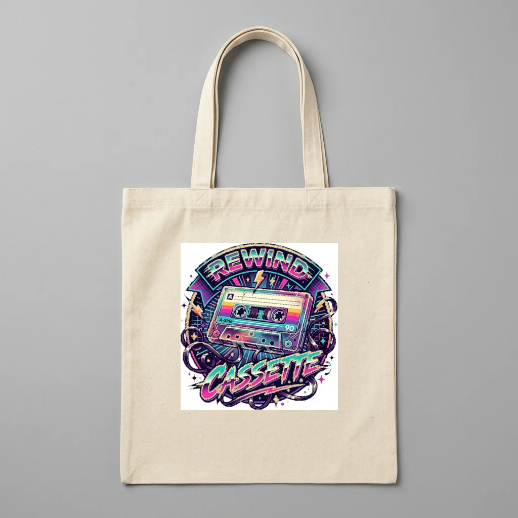 Astronaut Lost In Orbit — Organic Cotton Canvas Tote Bag (Natural)