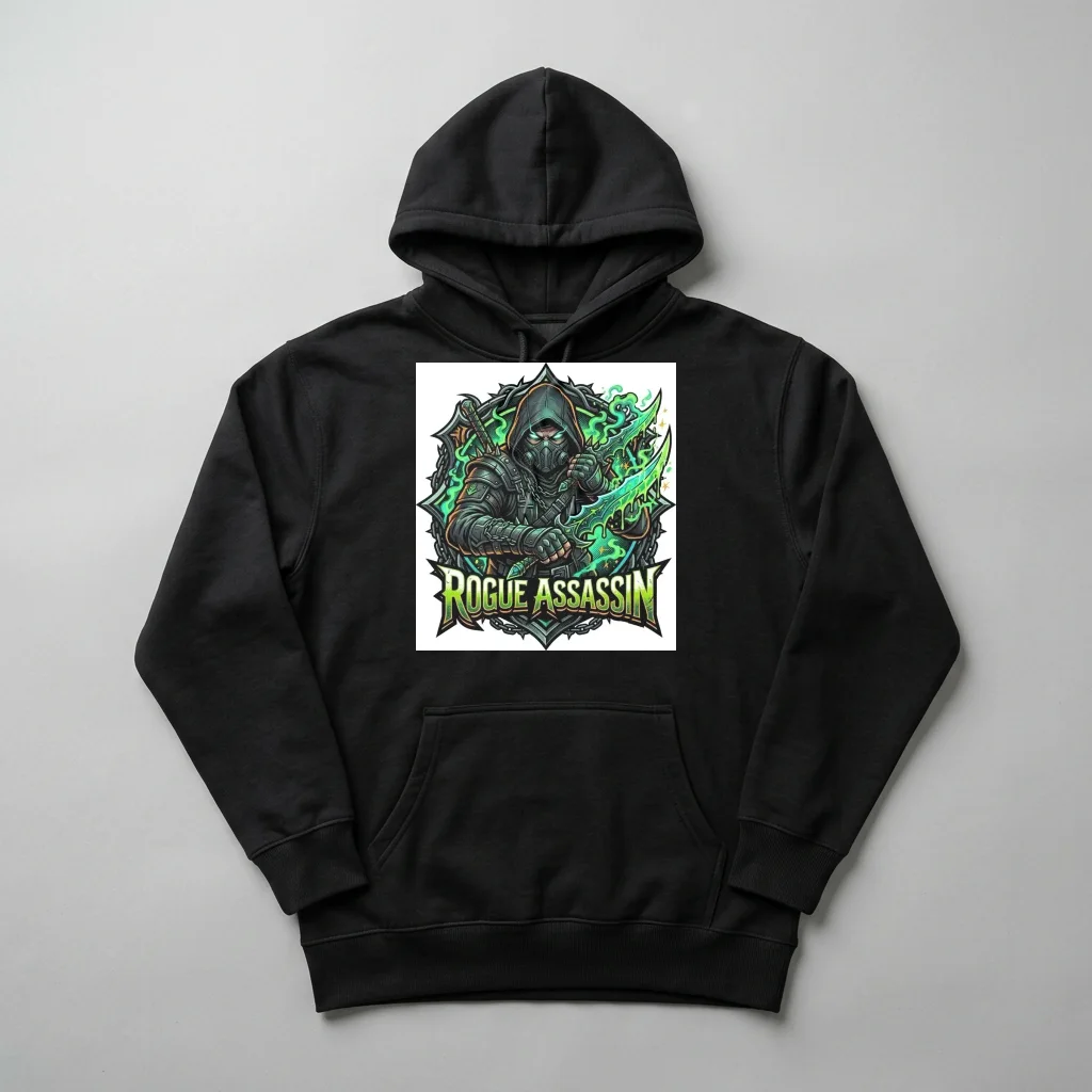 Saturn Rings Planetary Orbit — Heavyweight Pullover Hoodie (Charcoal Black)