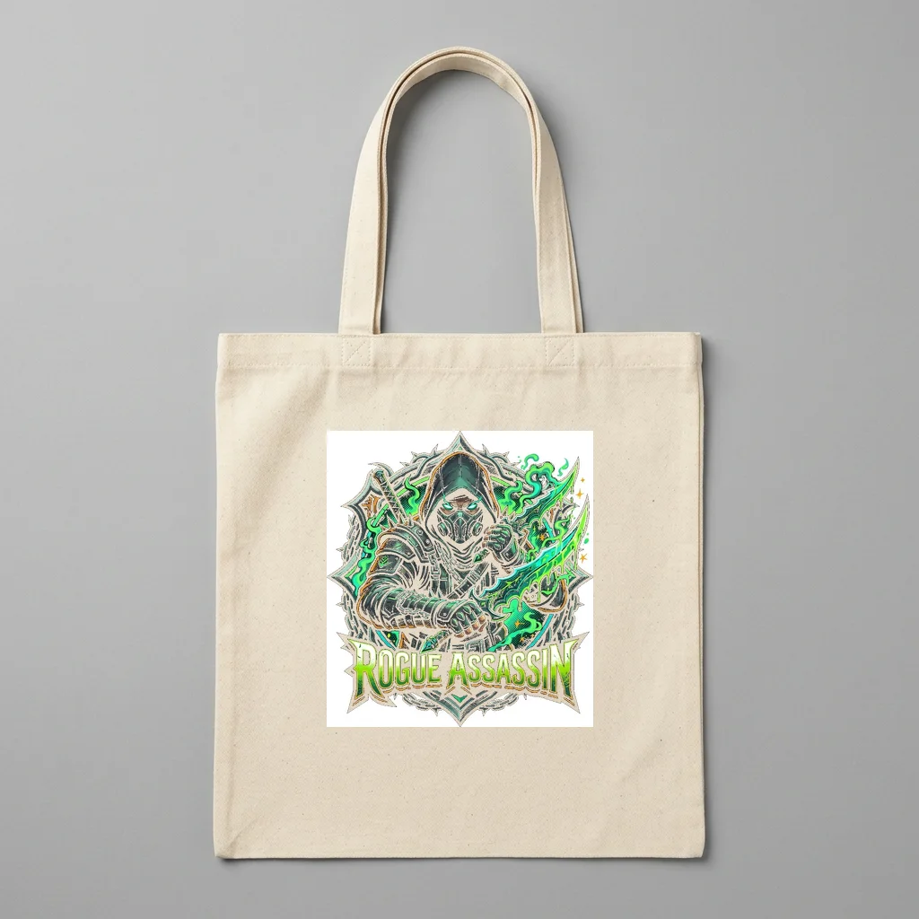 Saturn Rings Planetary Orbit — Organic Cotton Canvas Tote Bag (Natural)