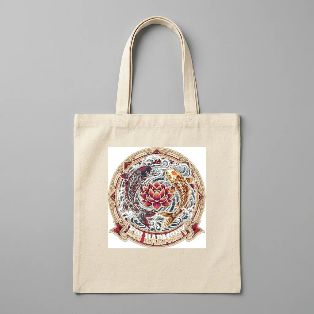 Solar Flare Sun Corona Blast — Organic Cotton Canvas Tote Bag (Natural)