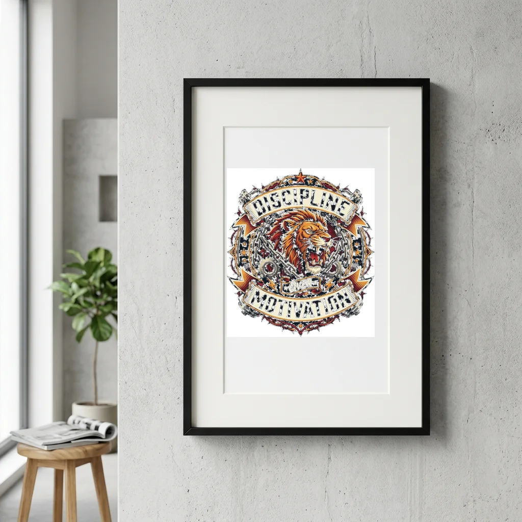 Apollo Lunar Lander Moon Dust — Gallery Framed Art Poster (Exhibition Frame)