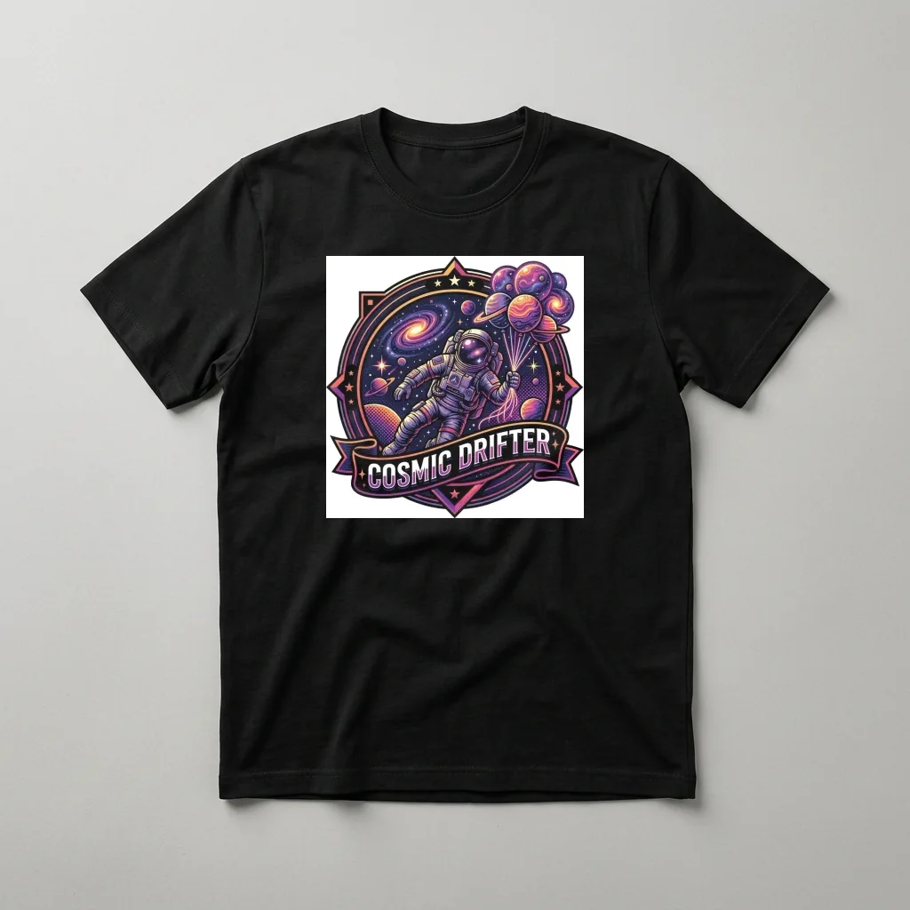 Orion Nebula Cosmic Nursery — Classic Streetwear T-Shirt (Jet Black)