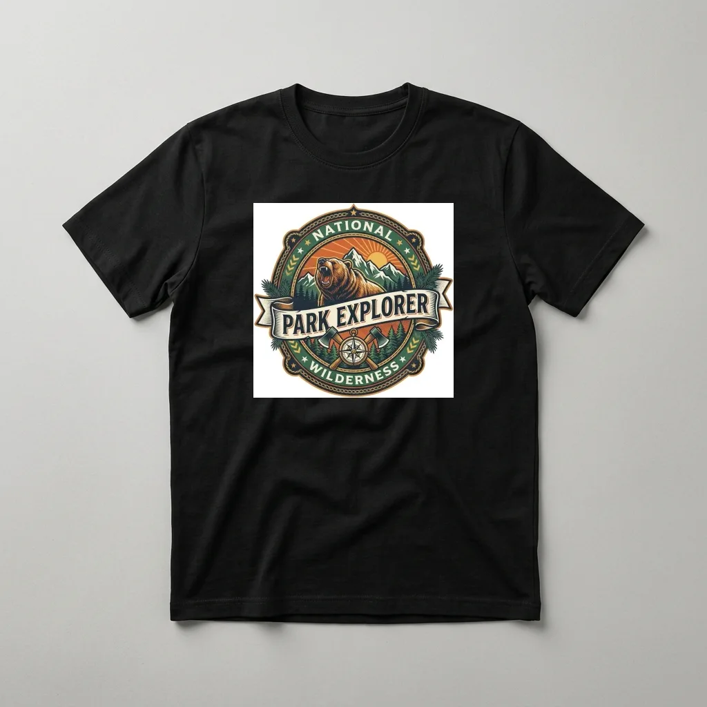 Exoplanet Double Sun Sunset — Classic Streetwear T-Shirt (Jet Black)