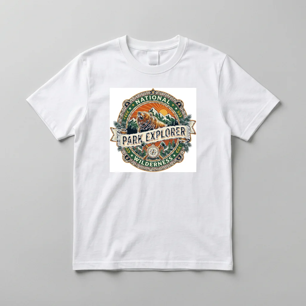 Exoplanet Double Sun Sunset — Everyday Crewneck Tee (Pure White)