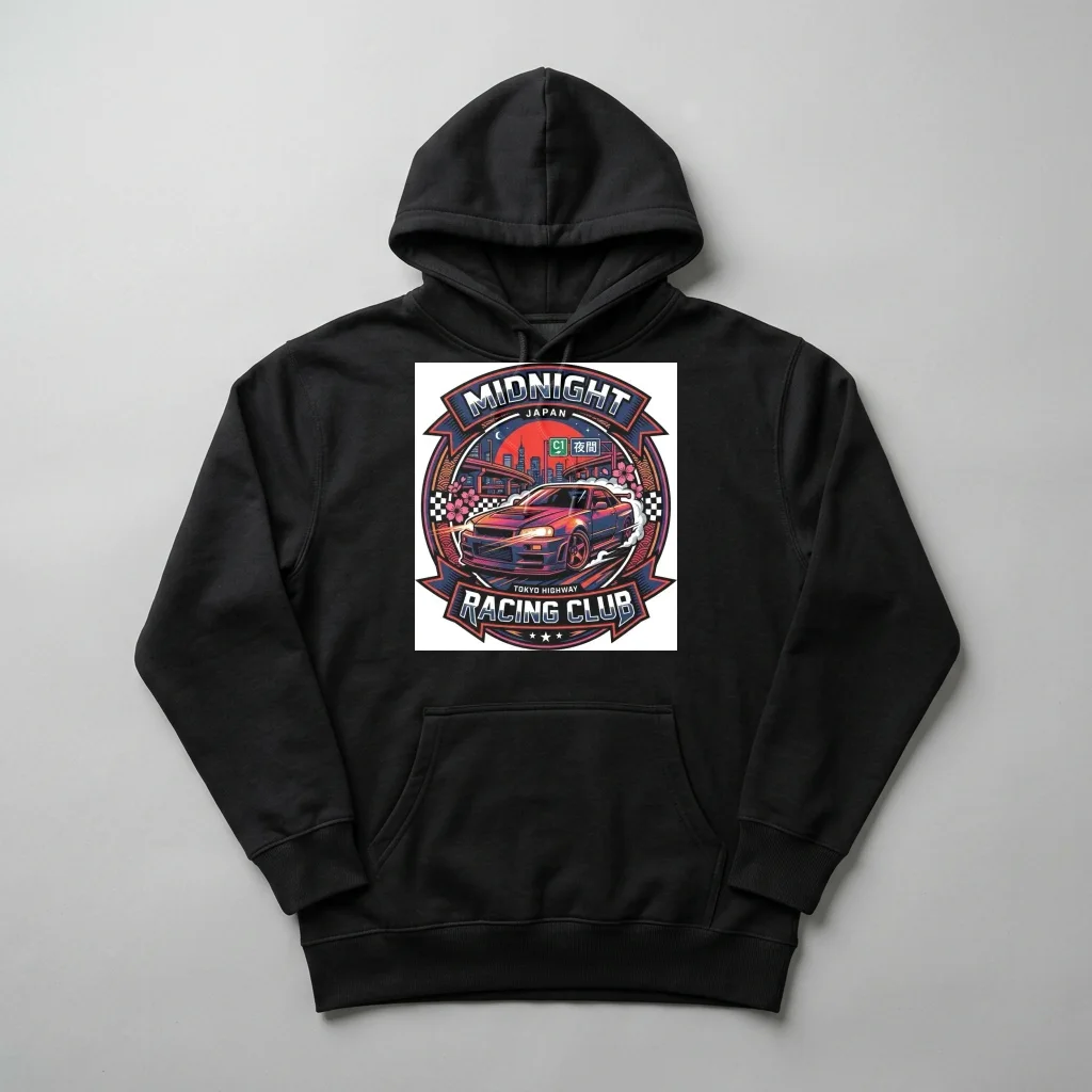 Space Elevator Orbital Anchor — Heavyweight Pullover Hoodie (Charcoal Black)