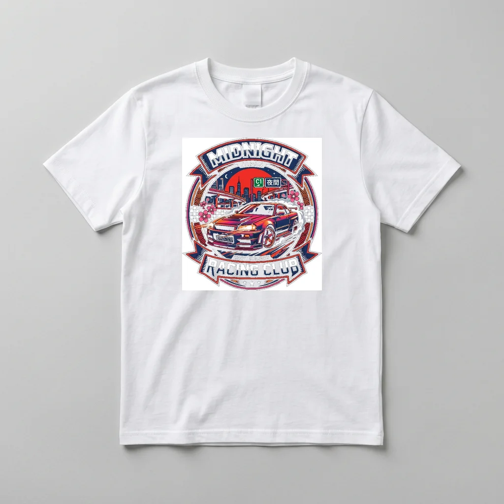 Space Elevator Orbital Anchor — Everyday Crewneck Tee (Pure White)