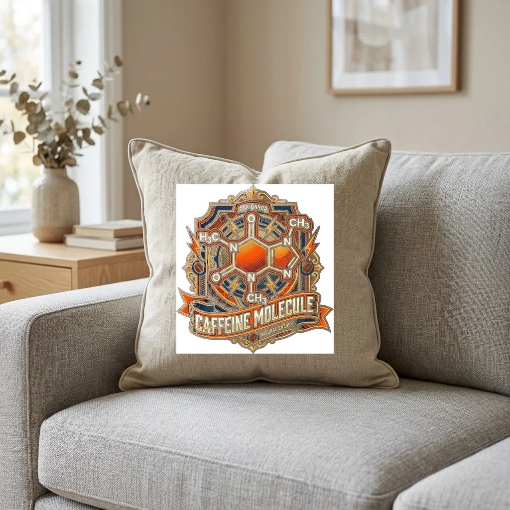 Comet Tail Starlight Glow — Square Linen Throw Pillow 18x18 (Natural Linen)