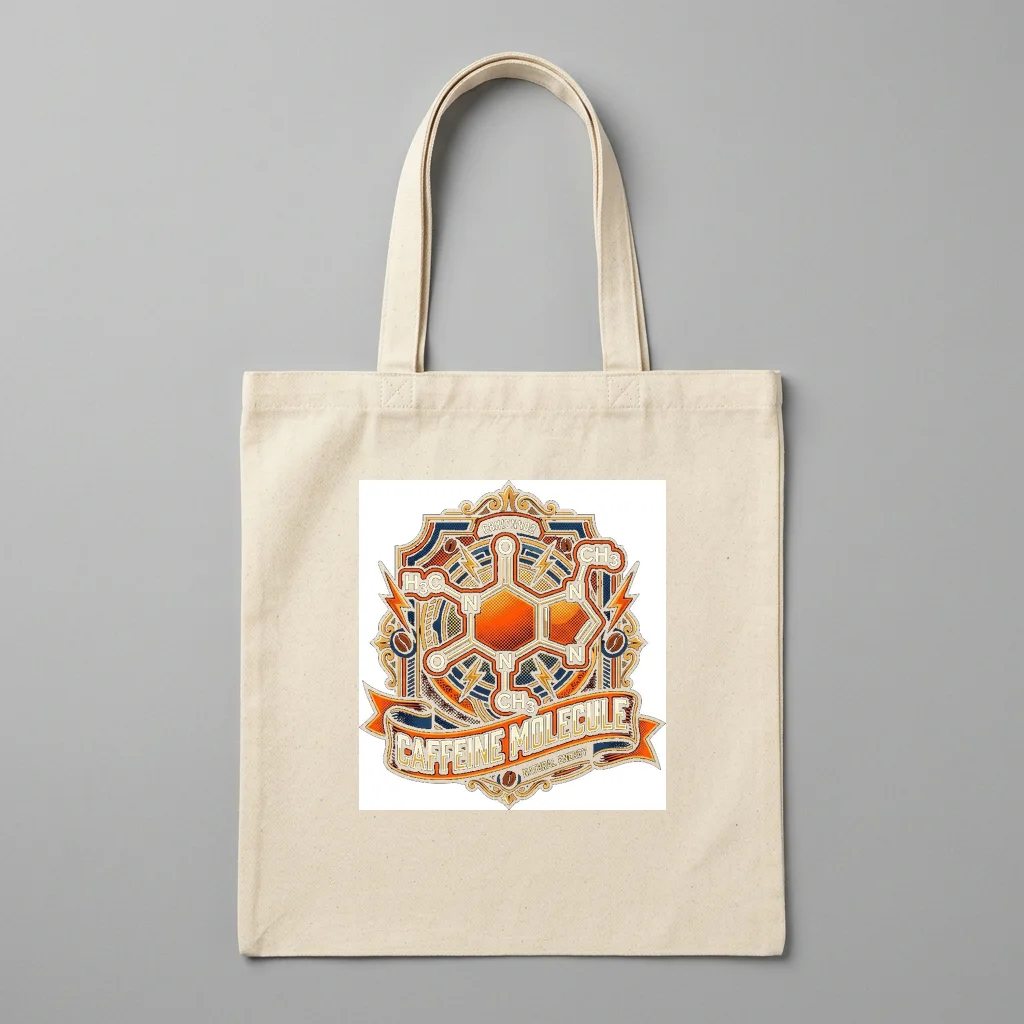 Comet Tail Starlight Glow — Organic Cotton Canvas Tote Bag (Natural)