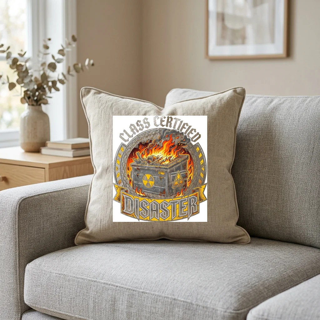 Meteor Shower Shooting Stars — Square Linen Throw Pillow 18x18 (Natural Linen)