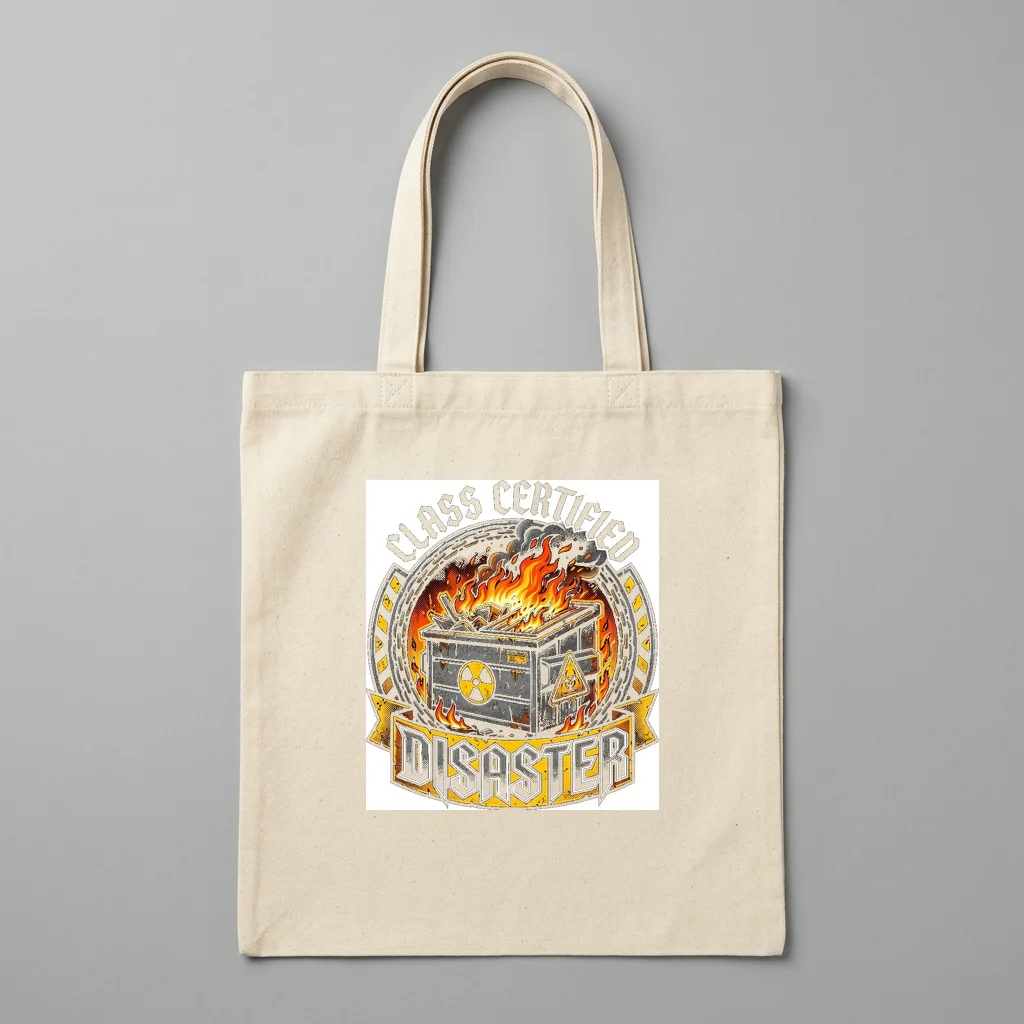 Meteor Shower Shooting Stars — Organic Cotton Canvas Tote Bag (Natural)