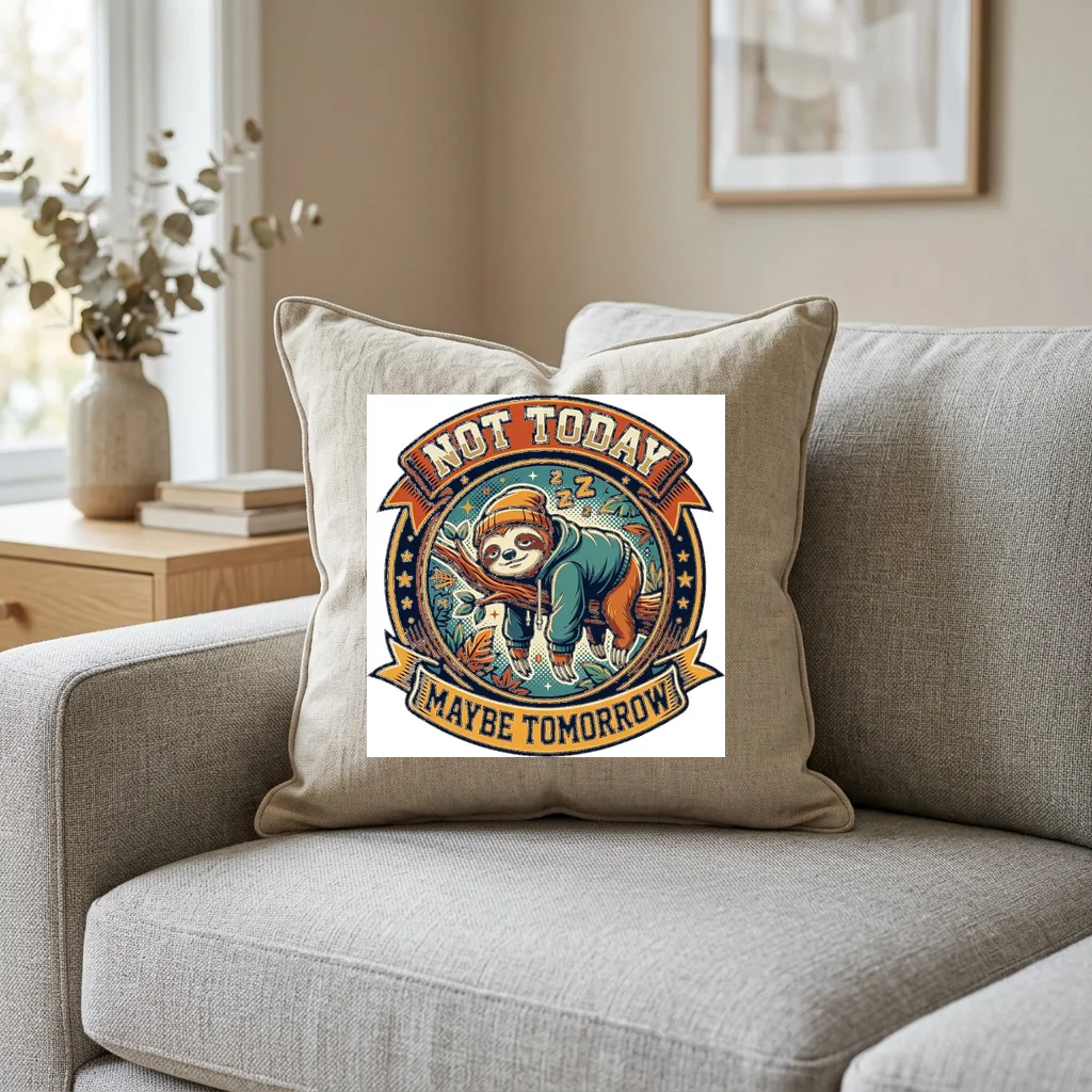 Spacewalk Earth Orbit Horizon — Square Linen Throw Pillow 18x18 (Natural Linen)