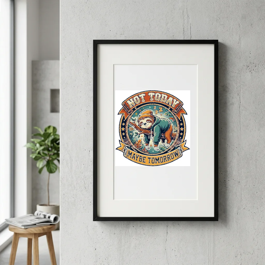 Spacewalk Earth Orbit Horizon — Gallery Framed Art Poster (Exhibition Frame)
