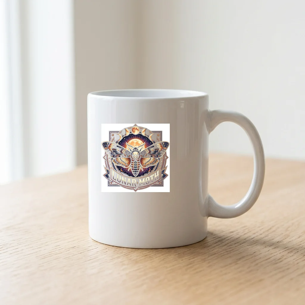 Cosmic Starlight Dust Trail — Ceramic Coffee Mug 11oz (Glossy White)