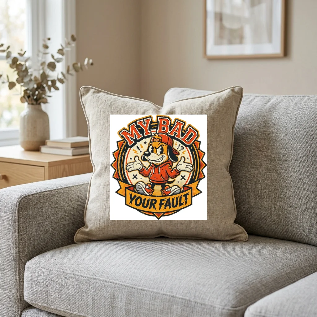 Ring World Megastructure Orbit — Square Linen Throw Pillow 18x18 (Natural Linen)