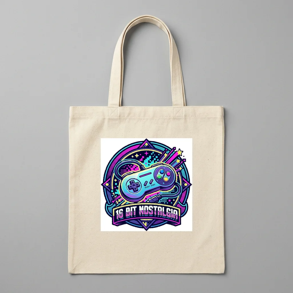 Supernova Shockwave Star Explosion — Organic Cotton Canvas Tote Bag (Natural)