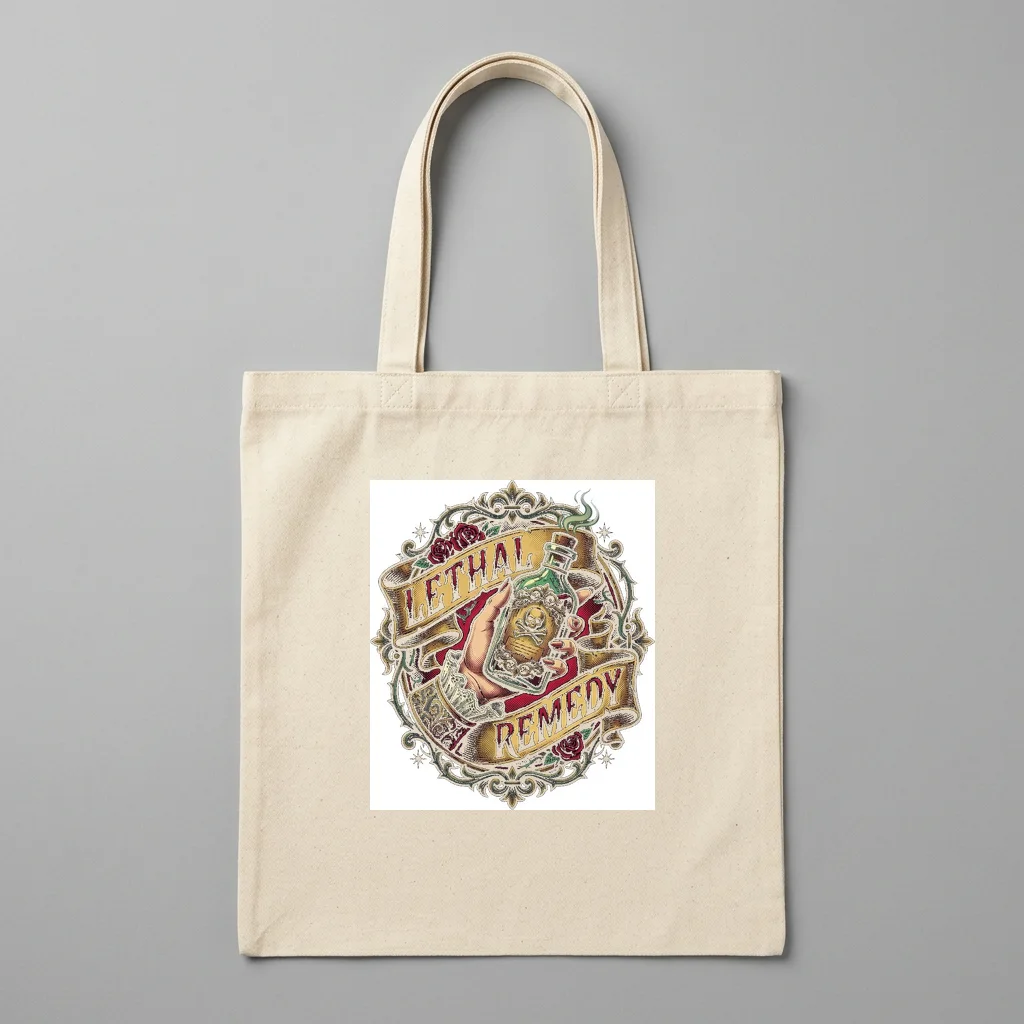 Starship Hyperdrive Light Jump — Organic Cotton Canvas Tote Bag (Natural)