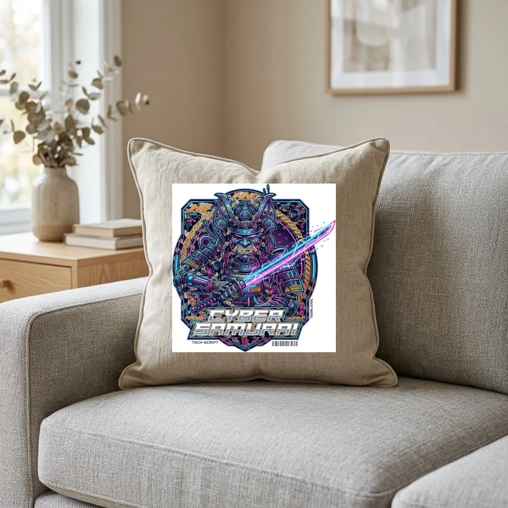 Street Beatbox Freestyle Cypher — Square Linen Throw Pillow 18x18 (Natural Linen)