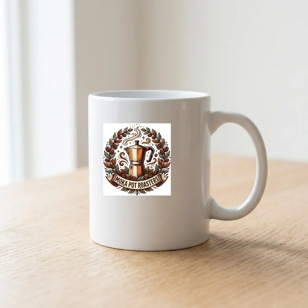 Guitar Pick Sunset Strum — Ceramic Coffee Mug 11oz (Glossy White)