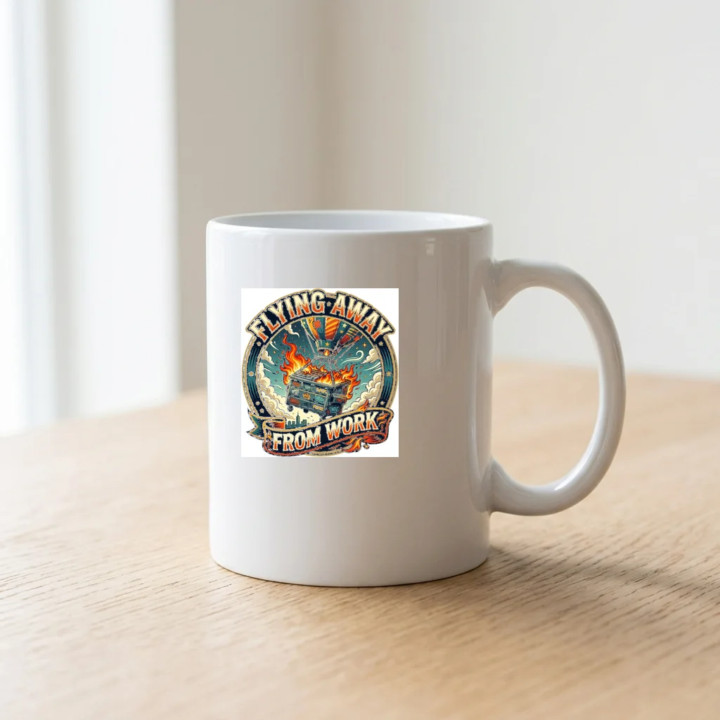 Saxophone Midnight Jazz Club — Ceramic Coffee Mug 11oz (Glossy White)