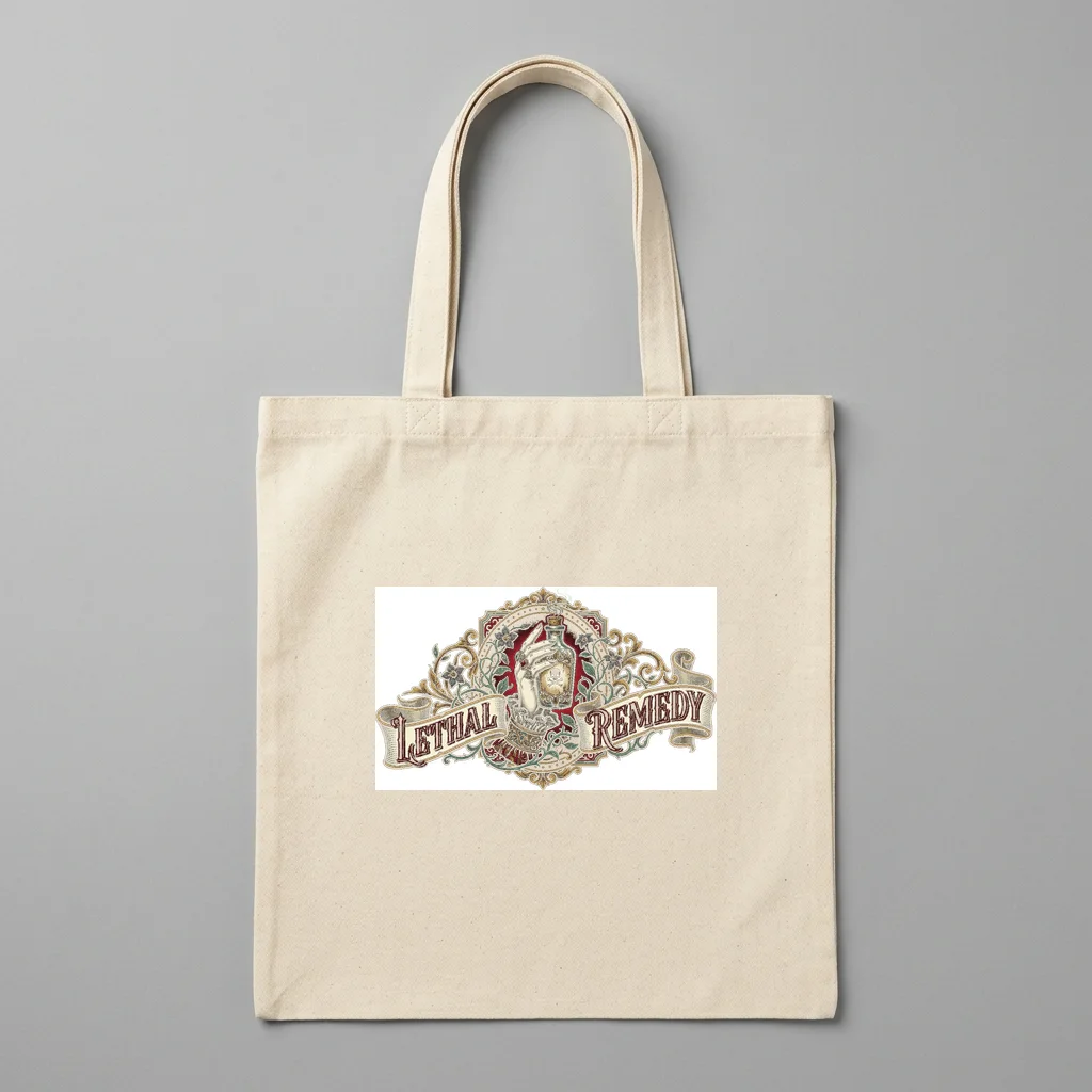Cassette Tape Magnetic Tape Loop — Organic Cotton Canvas Tote Bag (Natural)
