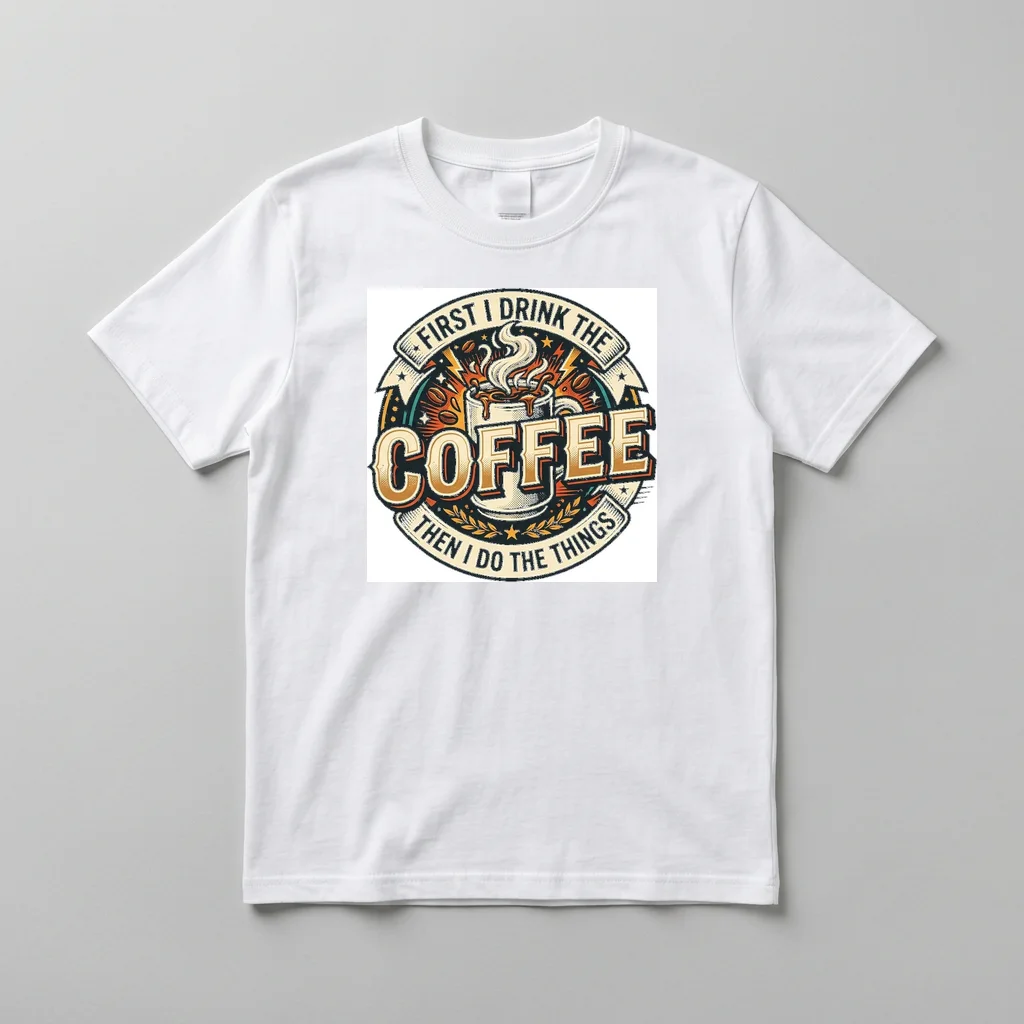 Microphone Smoke Club Gig — Everyday Crewneck Tee (Pure White)