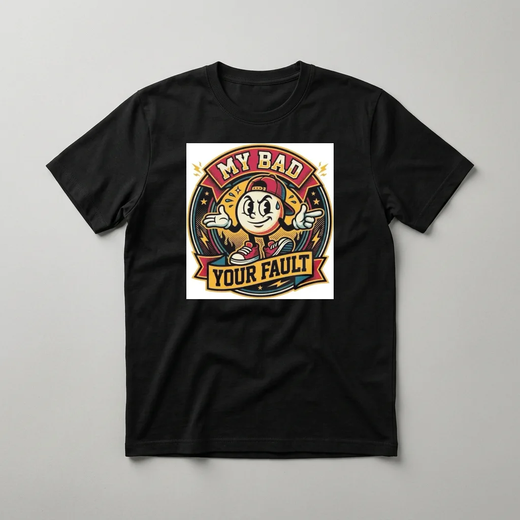 Drum Sticks Crossed Beat — Classic Streetwear T-Shirt (Jet Black)