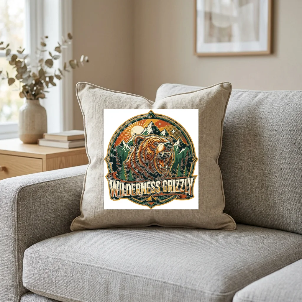 Synthesizer Filter Cutoff Sweep — Square Linen Throw Pillow 18x18 (Natural Linen)