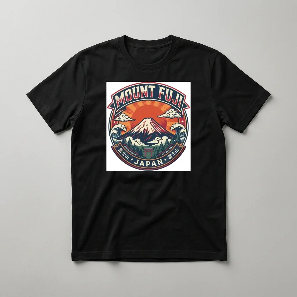 Vinyl Record Sleeves Stack — Classic Streetwear T-Shirt (Jet Black)