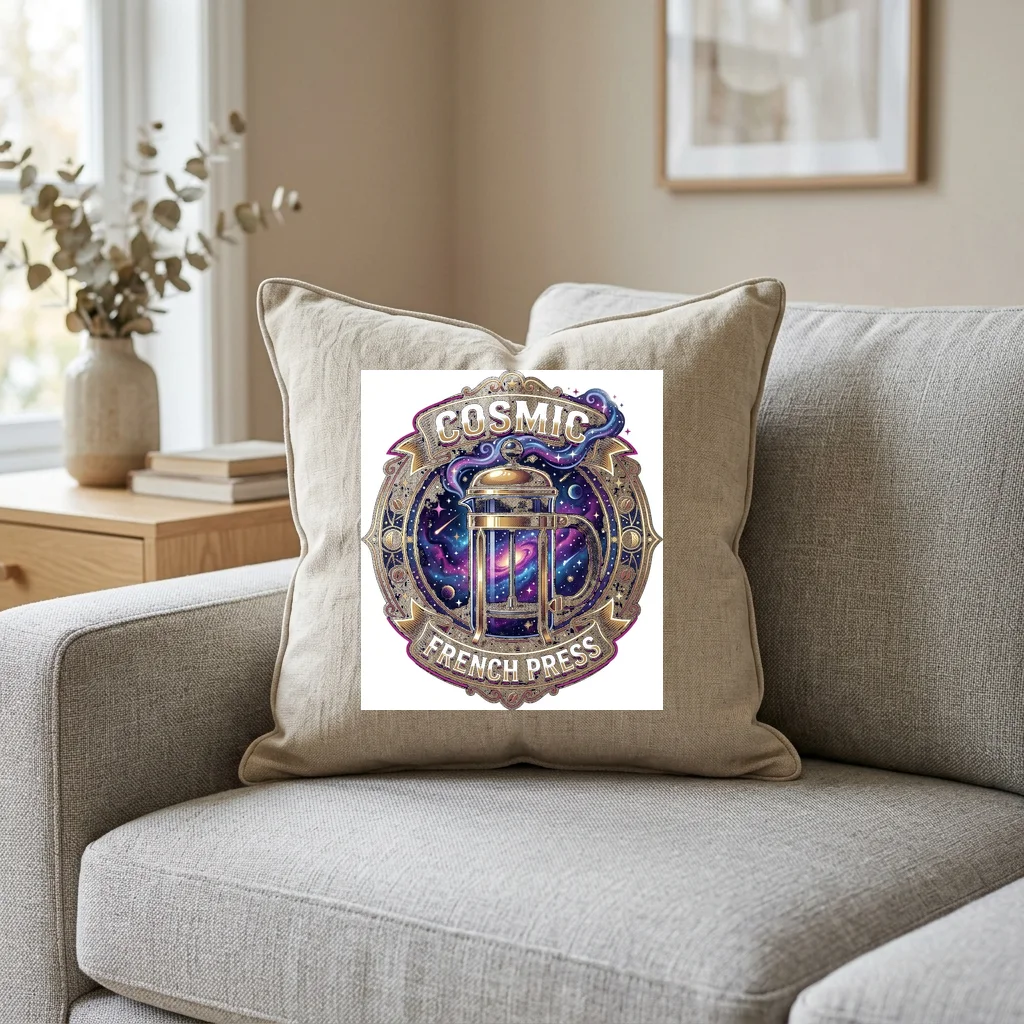 Hip Hop Graffiti Boombox Art — Square Linen Throw Pillow 18x18 (Natural Linen)