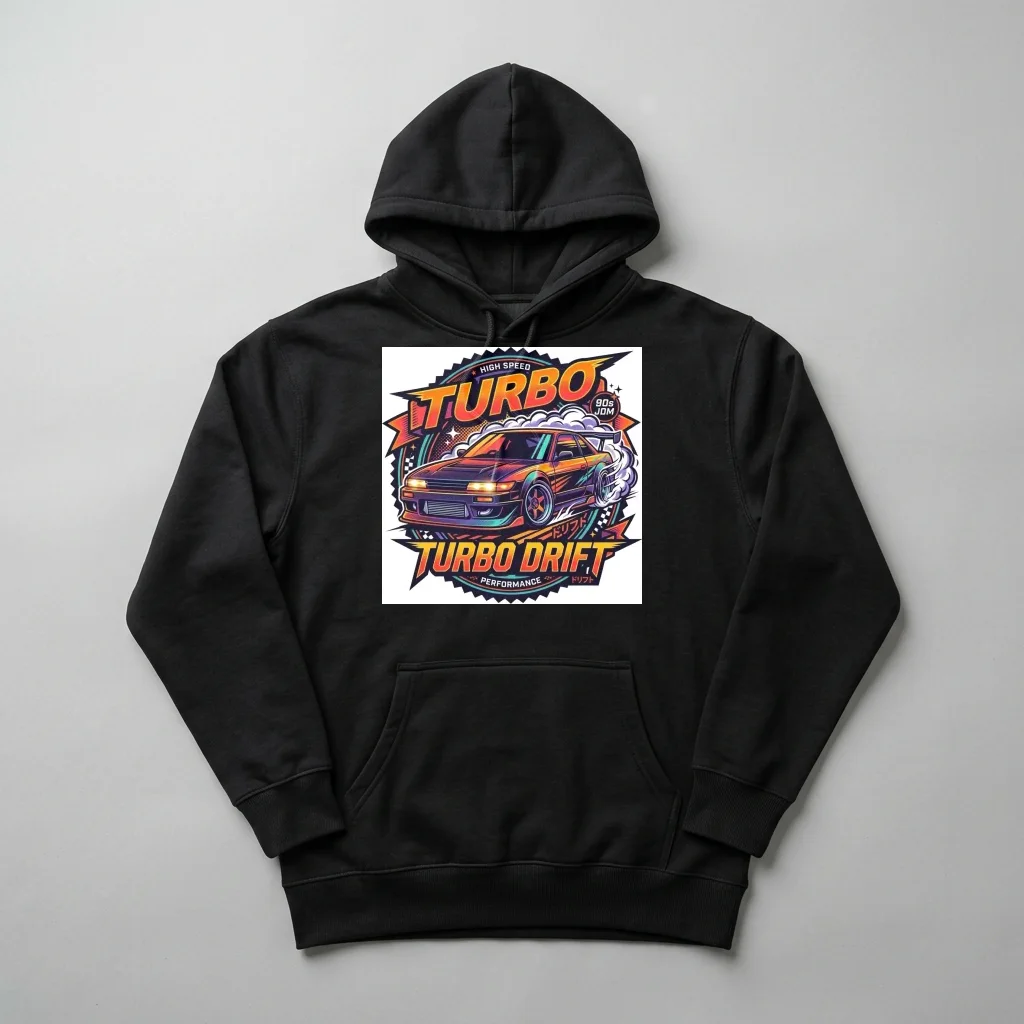 Audio Visualizer Circular Scope — Heavyweight Pullover Hoodie (Charcoal Black)