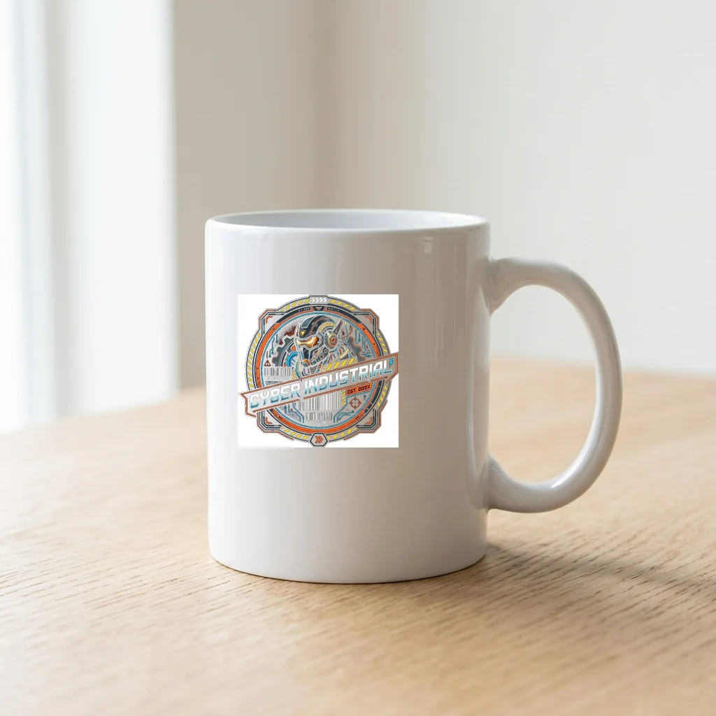 Lo-Fi Midnight City Drive — Ceramic Coffee Mug 11oz (Glossy White)