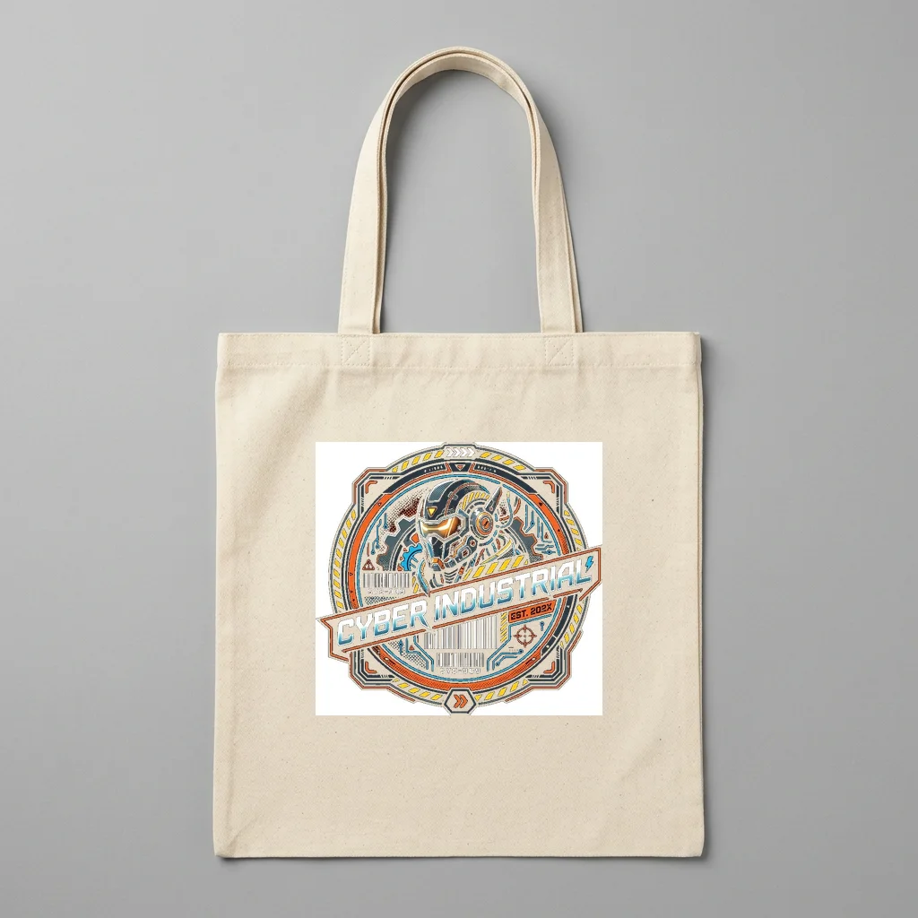 Lo-Fi Midnight City Drive — Organic Cotton Canvas Tote Bag (Natural)