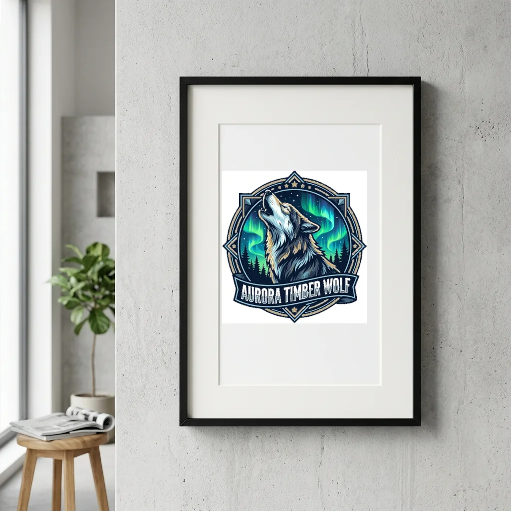 Midnight Speed Shop Racing Division — Gallery Framed Art Poster (Exhibition Frame)