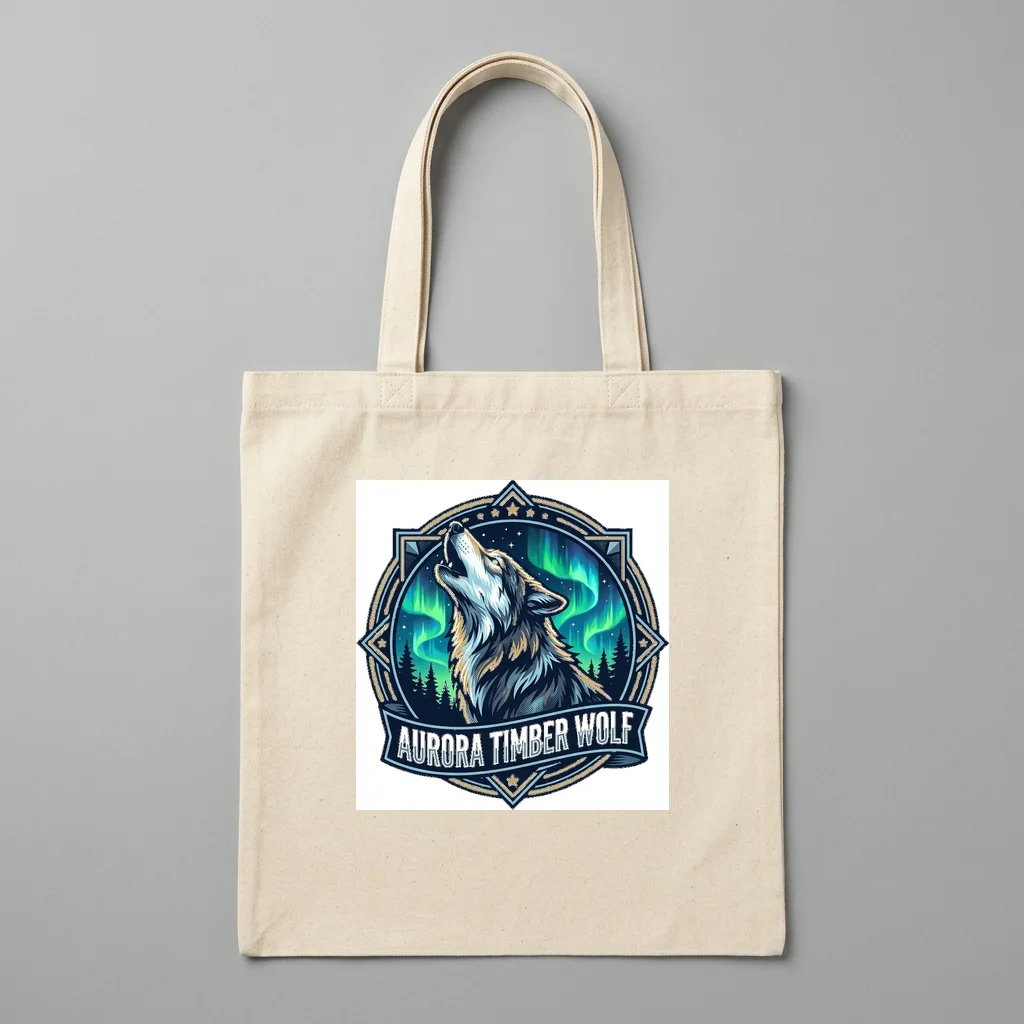 Midnight Speed Shop Racing Division — Organic Cotton Canvas Tote Bag (Natural)
