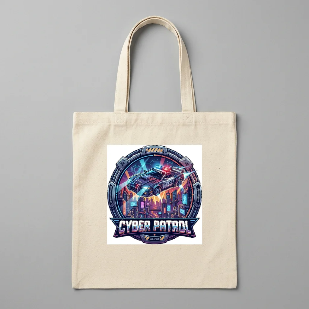 Tokyo Underground Culture Club — Organic Cotton Canvas Tote Bag (Natural)