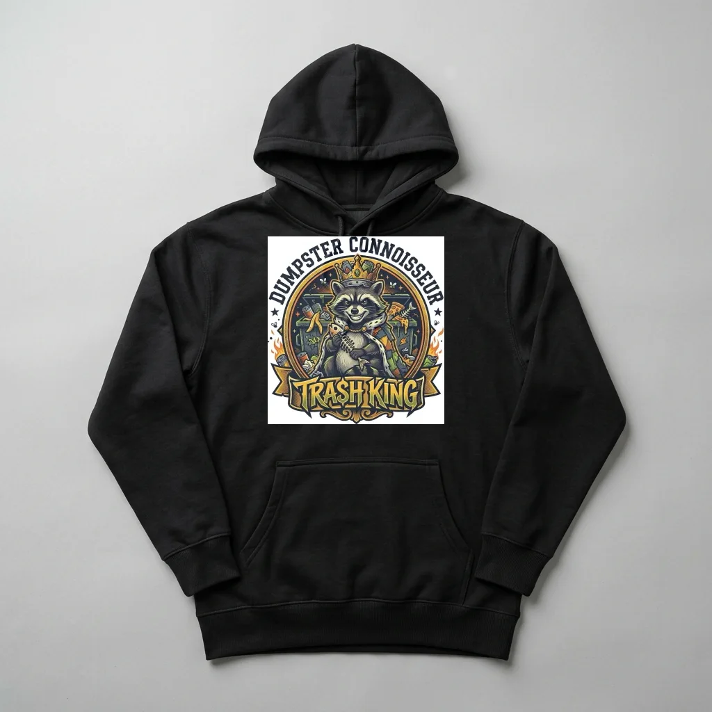 Concrete Monolith Street Guild — Heavyweight Pullover Hoodie (Charcoal Black)
