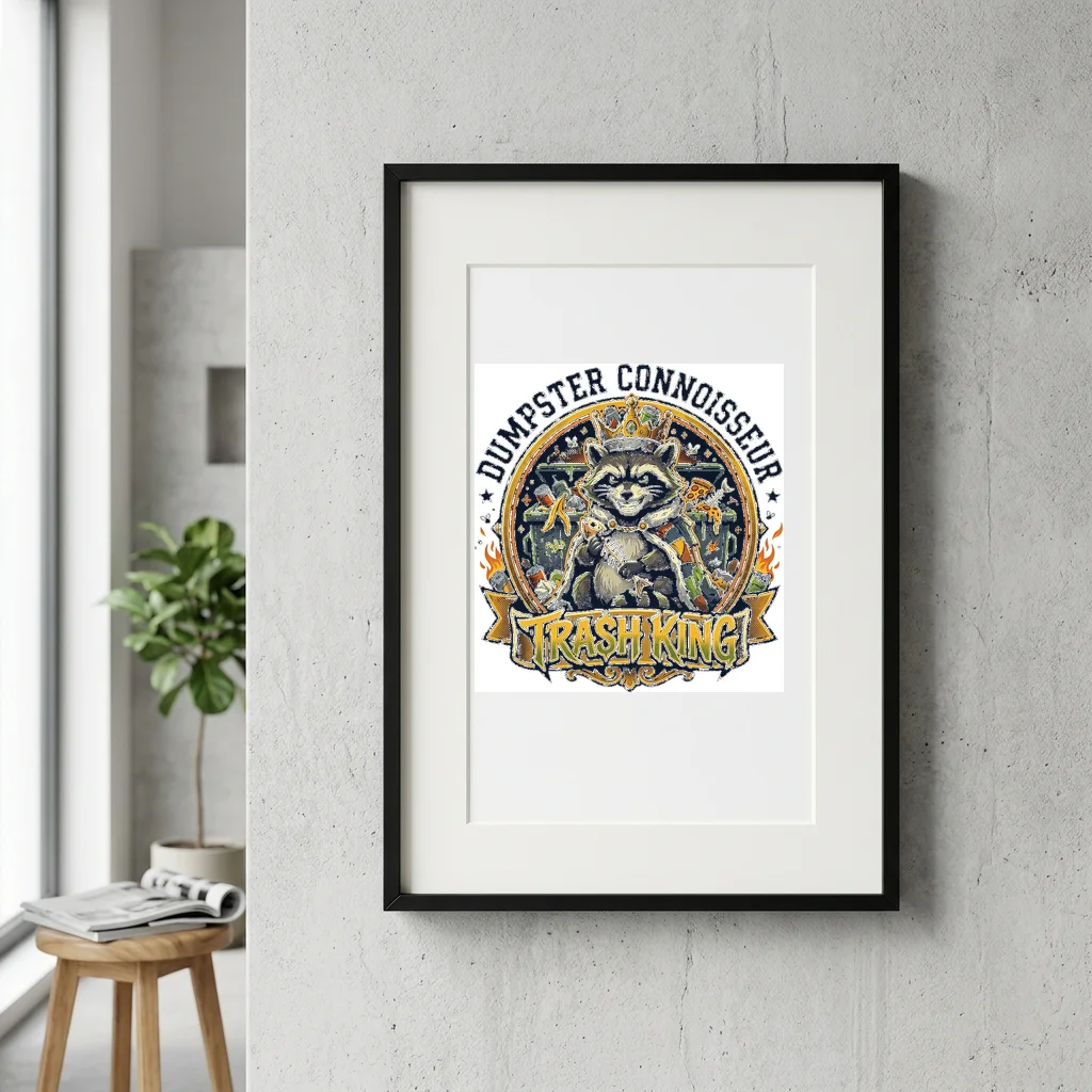 Concrete Monolith Street Guild — Gallery Framed Art Poster (Exhibition Frame)