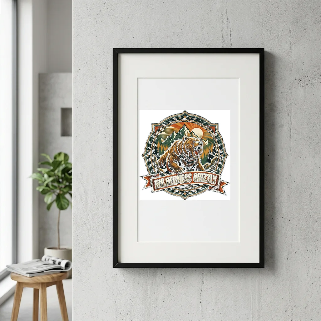 Heavy Cotton Streetwear Division — Gallery Framed Art Poster (Exhibition Frame)