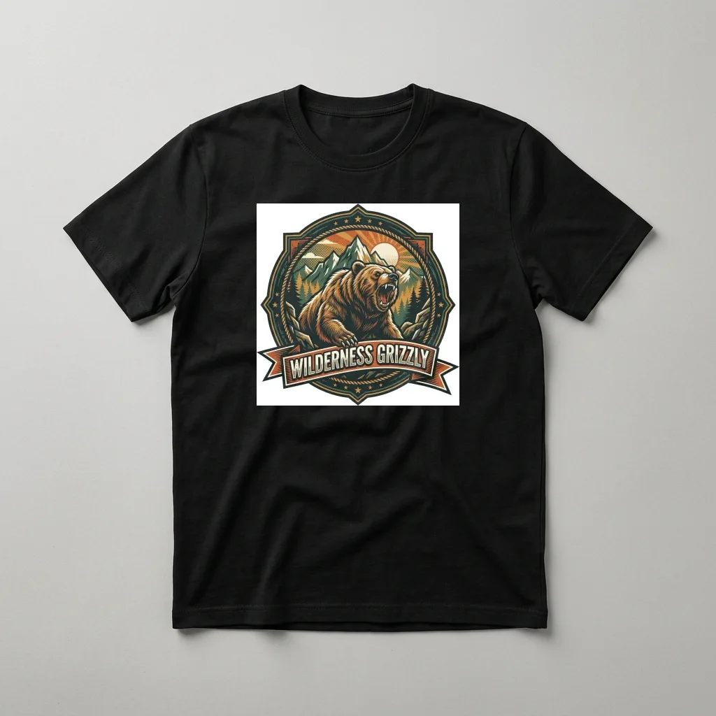 Heavy Cotton Streetwear Division — Classic Streetwear T-Shirt (Jet Black)